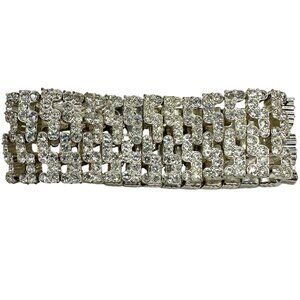 Crystal Rhinestone Stretch Bracelet